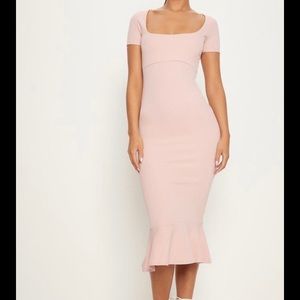 Pretty Little Thing Frill Midi Dress// NEVER WORN